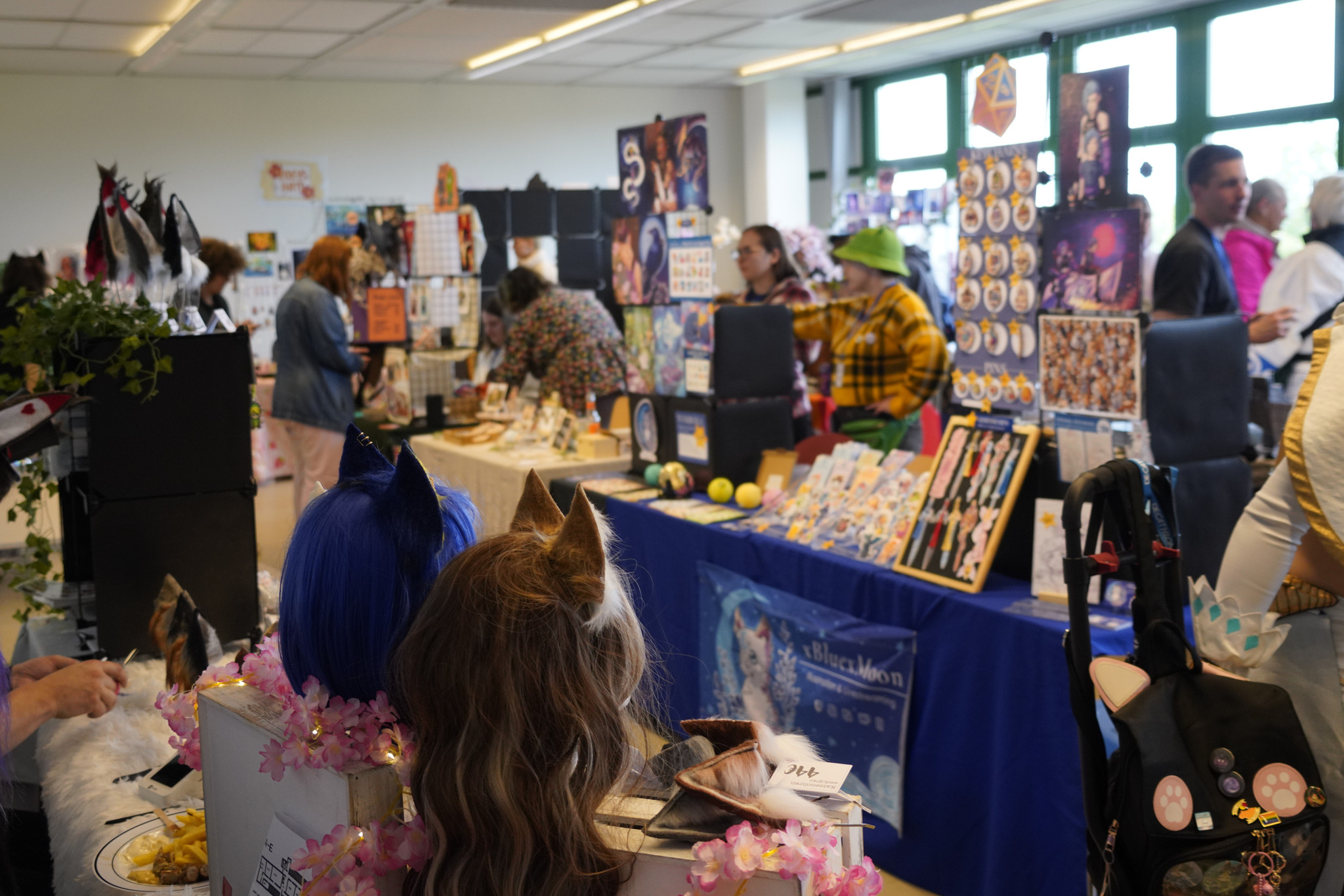 Bild von Ständen einer Artist Alley